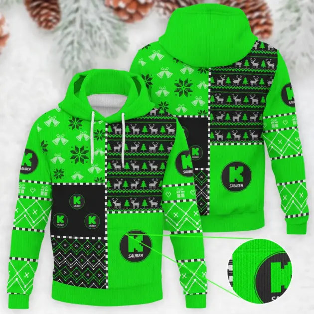 X-Mas Pattern Kick Sauber Formula 1 - Knitted Hoodie BLVAF12209250A2KS